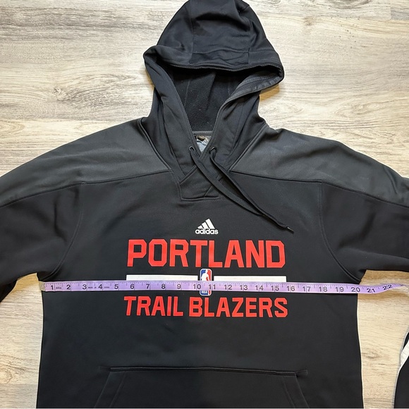 💝Adidas Portland Trailblazer Basketball Climawarm Hoodie (M) - Picture 4 of 11